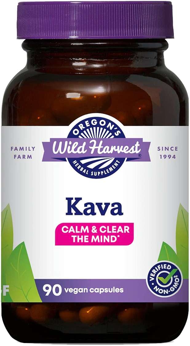 Oregon's Wild Harvest Kava Root Capsules, 90 Count - Image 1