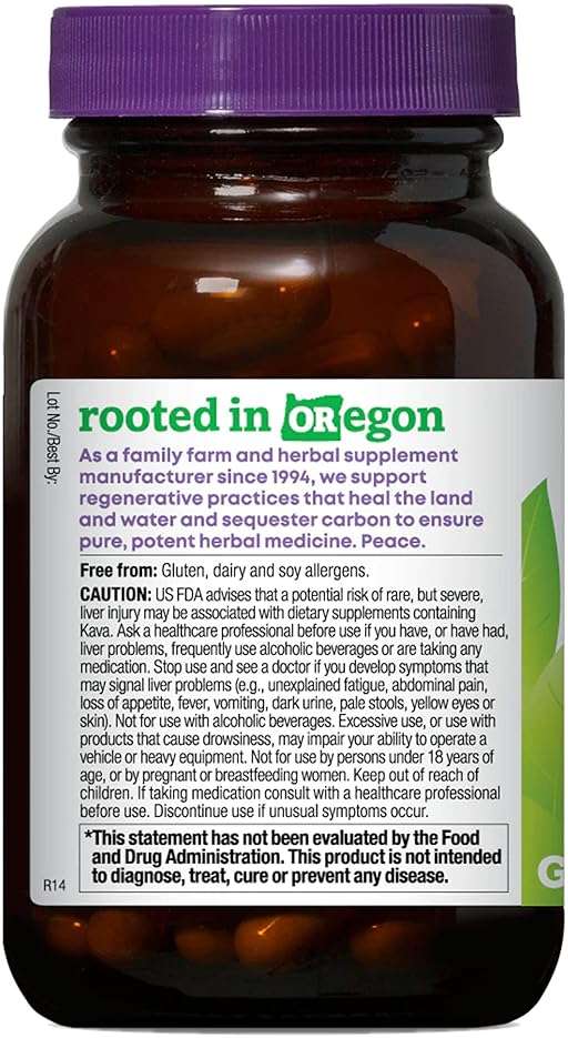 Oregon's Wild Harvest Kava Root Capsules, 90 Count - Image 3