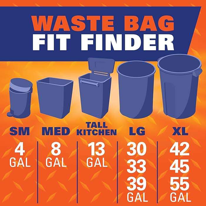 Hefty Easy Flaps Multipurpose Large Trash Bags, 30 Gallon, 40 Count - Image 7