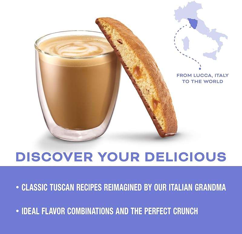 Nonni's Turtle Pecan Biscotti, Individually Wrapped Italian Cookie Snacks, 8 Servings (Pack of 1) - Image 4