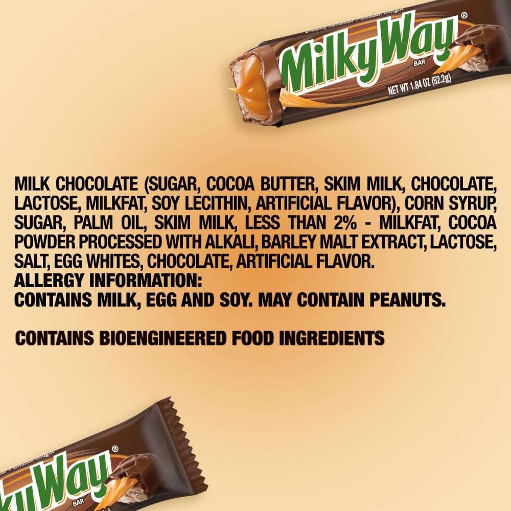 Milky Way Milk Chocolate Candy Bars, Full Size Bulk Box, 36 ct, Delicious Chocolate Bars for Sharing and Party Favors - Image 3