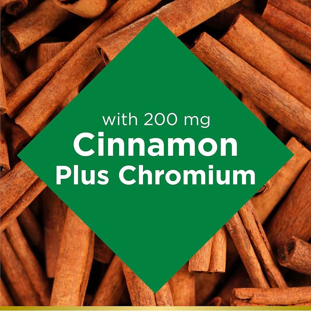 Nature's Bounty Cinnamon Plus Chromium Capsules, 60 Count - Image 3
