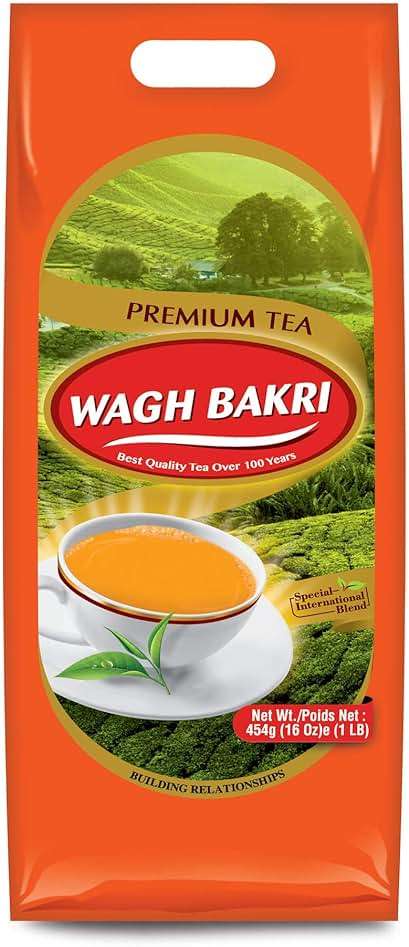 Wagh Bakri Premium Black Tea, 1 lb of Special International Blend - Image 1