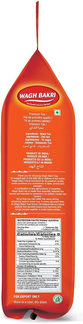 Wagh Bakri Premium Black Tea, 1 lb of Special International Blend - Image 4
