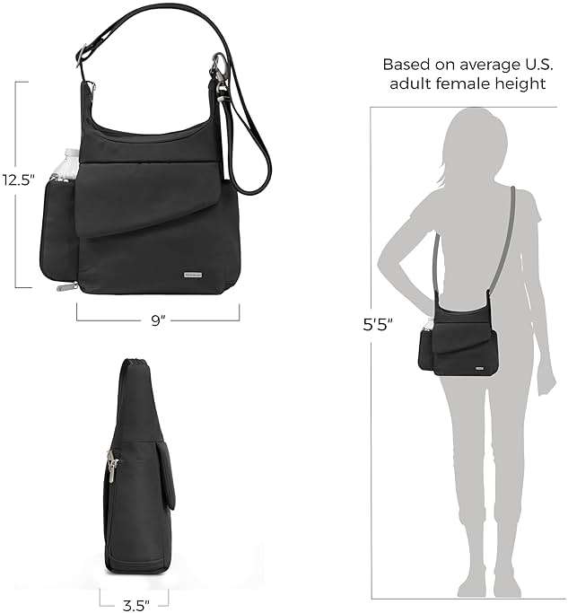 Travelon Anti-Theft Classic Messenger Bag - Image 4