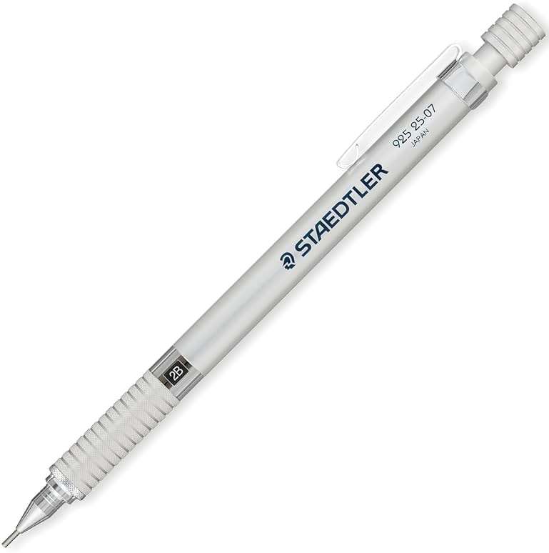 Staedtler 0.7mm Mechanical Pencil Silver Series (925 25-07) - Image 1