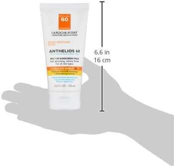La Roche-Posay Anthelios Melt-In Milk Sunscreen SPF 60, Sunscreen For Body & Face, Broad Spectrum SPF + Antioxidants, Oil Free, Lightweight & Fast Absorbing, Oxybenzone Free - Image 7