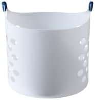 Rubbermaid 1.5 Bushel Capacity Durable Versatile Flex N Carry Portable Flexible Laundry Basket With Convenient Carrying Handles, White, Organization and Storage for Laundry/Garage/Home - Image 5