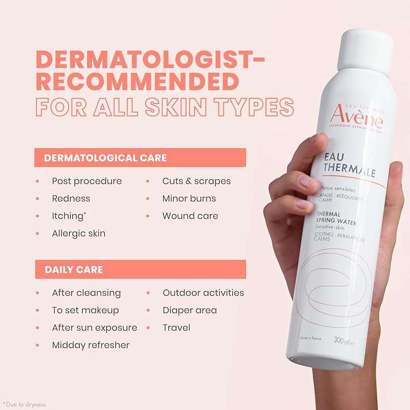 Avène Thermal Spring Water, Soothing Calming Facial Mist Spray for Sensitive Skin, Soothes, Softens + Calms Skin, Formulated with Mineral & Biological Properties - Image 6