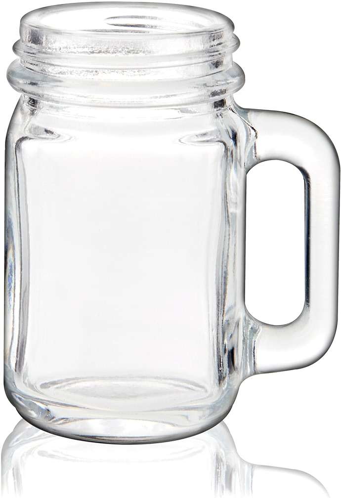 True Mason Jar Shot glasses, Reusable Mini Mason Jar shaped shot glasses with Handles, Party shot cups, Set of 6, 1 oz. - Image 9