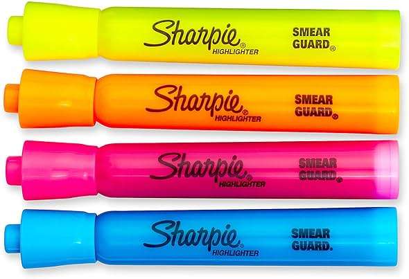 Sharpie Accent Tank-Style Highlighters, 6 Colored Highlighters (25876PP) - Image 3