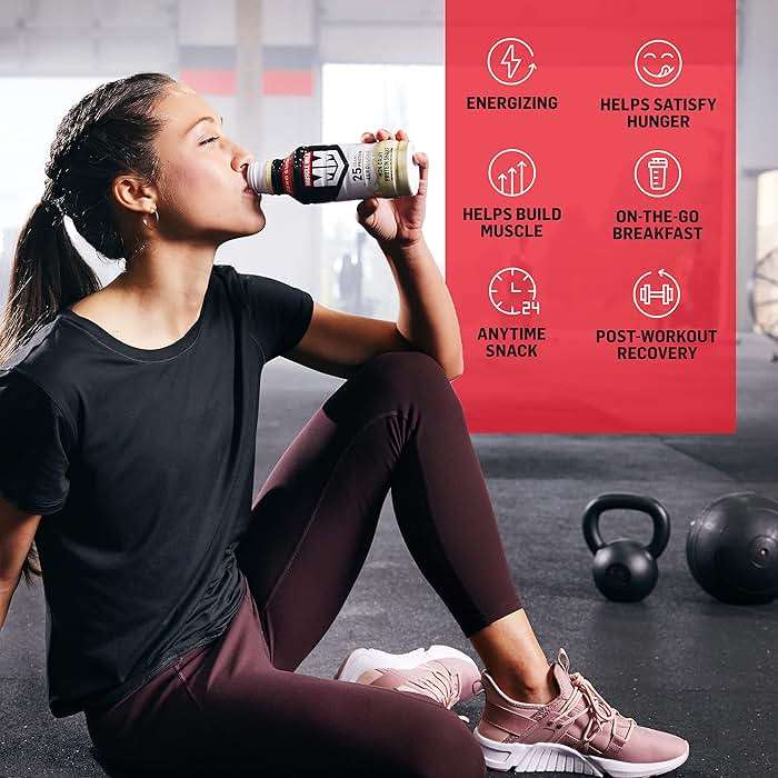 Muscle Milk Genuine Protein Shake, Strawberries 'N Crème, 25g Protein, 14 Fl Oz, 12 Pack - Image 7