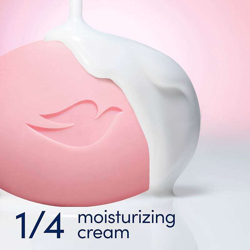 Dove Beauty Bar Soap Pink Rosa, 6 Bars for Soft, Smooth Skin, Cleans & Moisturizes 3.75 oz - Image 5