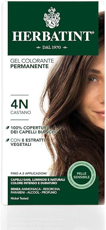 Herbatint Permanent Hair Dye For Women - 4N Chestnut - For Up To 100% Gray Coverage of Resistant Gray Hair - Ammonia-Free, Alcohol-Free & Vegan - Salon Influenced Hair color 5.75 fl oz - Image 2
