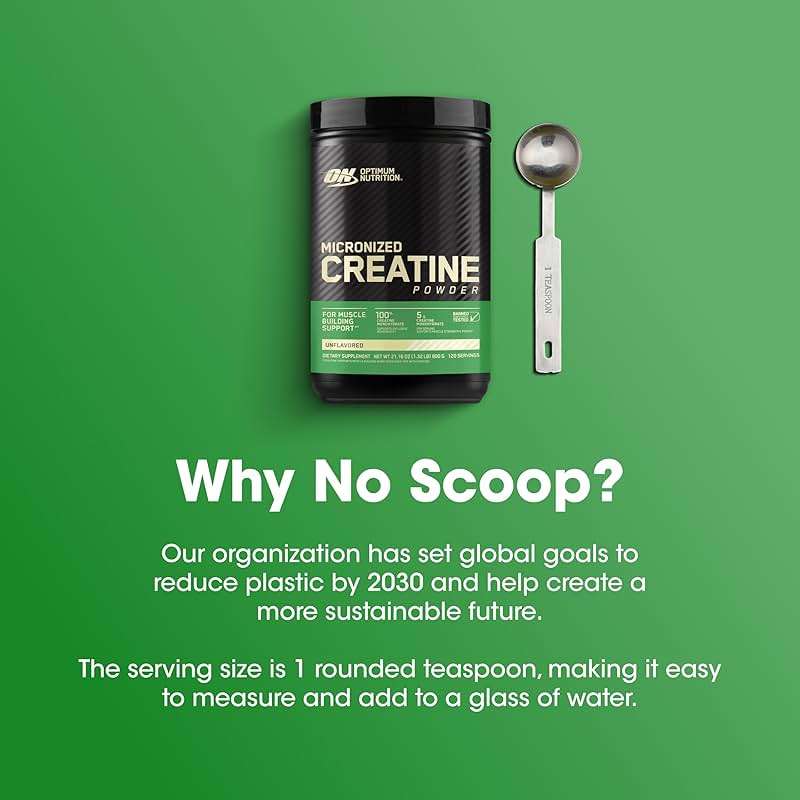 Optimum Nutrition Micronized Creatine Monohydrate Powder, Unflavored, 120 Servings, 600 Grams (Packaging May Vary) - Image 4