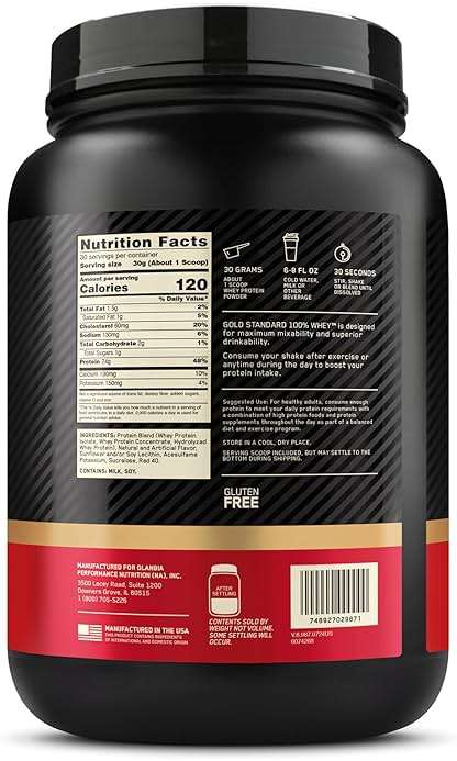 Optimum Nutrition Gold Standard 100% Whey Protein Powder, Strawberry Banana, 2 Pound (Packaging May Vary) - Image 12