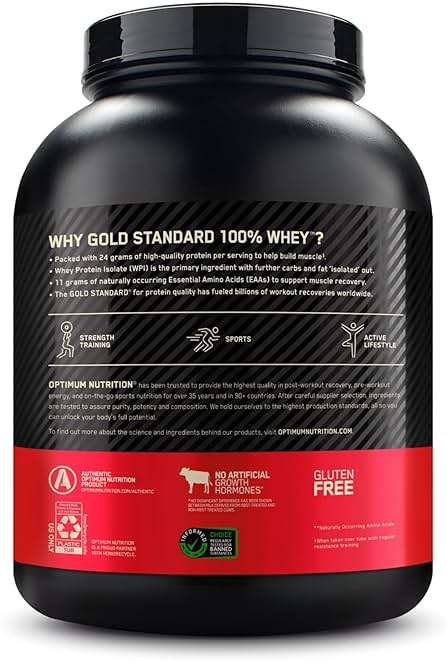 Optimum Nutrition Gold Standard 100% Whey Protein Powder, Chocolate Malt, 5 Pound (Packaging May Vary) - Image 10