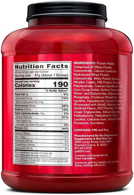 BSN SYNTHA-6 Whey Protein Powder with Micellar Casein, Milk Protein Isolate, Chocolate Milkshake, 48 Servings (Packaging May Vary) - Image 7
