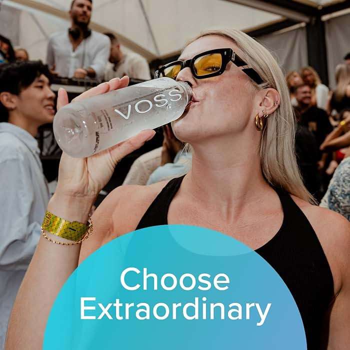 VOSS Premium Still Bottled Natural Water - BPA-Free - High Grade PET - Recyclable Plastic - Pure Drinking Water with Unique & Iconic Bottle Design - 24 Pack - Image 7