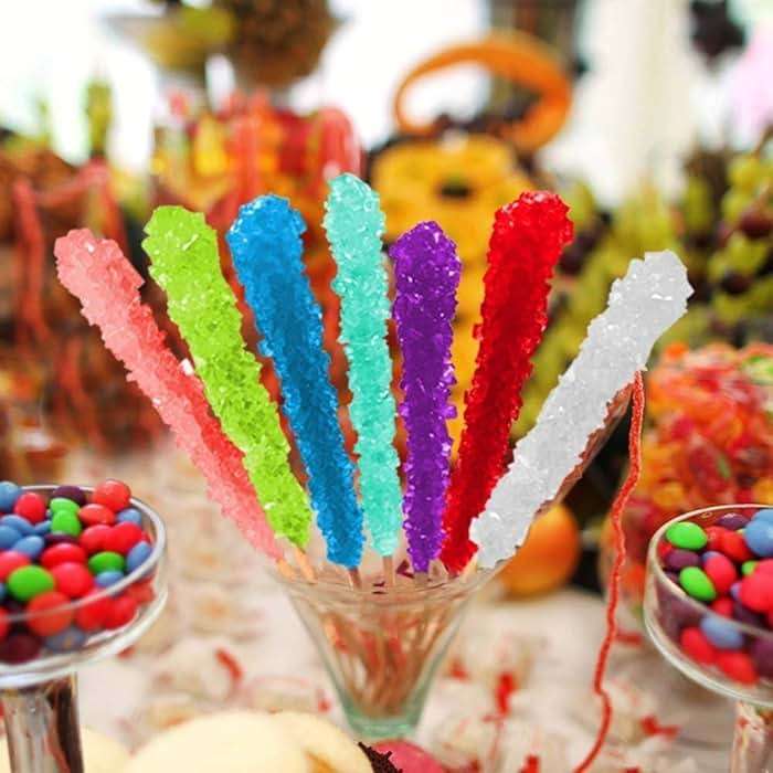 36 Extra Large Assorted Rock Candy Sticks: Espeez - Candy Party Favors - for Birthdays, Weddings, Receptions, Bridal, Baby Showers - Rock Bulk - Image 6