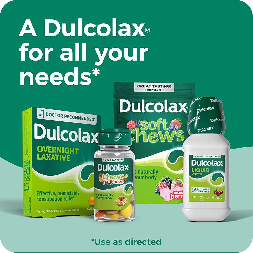 Dulcolax Stimulant Laxative Tablets, Predictable & Effective Constipation Relief, Relieves Straining & Bloating, Bisacodyl 5 mg, 25 Count - Image 11