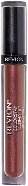 Revlon ColorStay Ultimate Liquid Lipstick, Longwear Rich Lip Colors, Wears for Up to 24 Hours, Satin Finish, 025 Premier Plum, 0.1 fl oz - Image 1