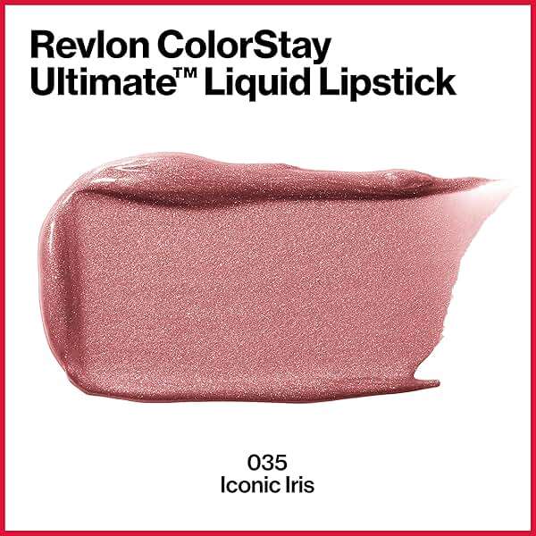 Revlon ColorStay Ultimate Liquid Lipstick, Longwear Rich Lip Colors, Wears for Up to 24 Hours, Satin Finish, 035 Iconic Iris, 0.1 fl oz - Image 2