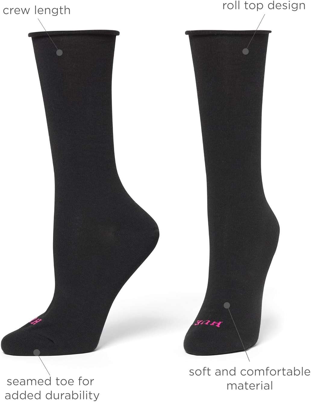HUE womens Jeans Sock (Pack of 3) - Image 5