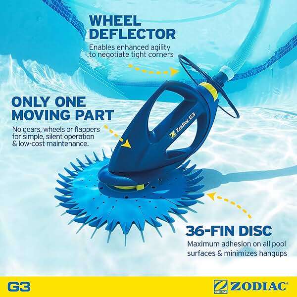 Zodiac G3 Suction-Side Inground Vacuum Pool Cleaner - Image 3