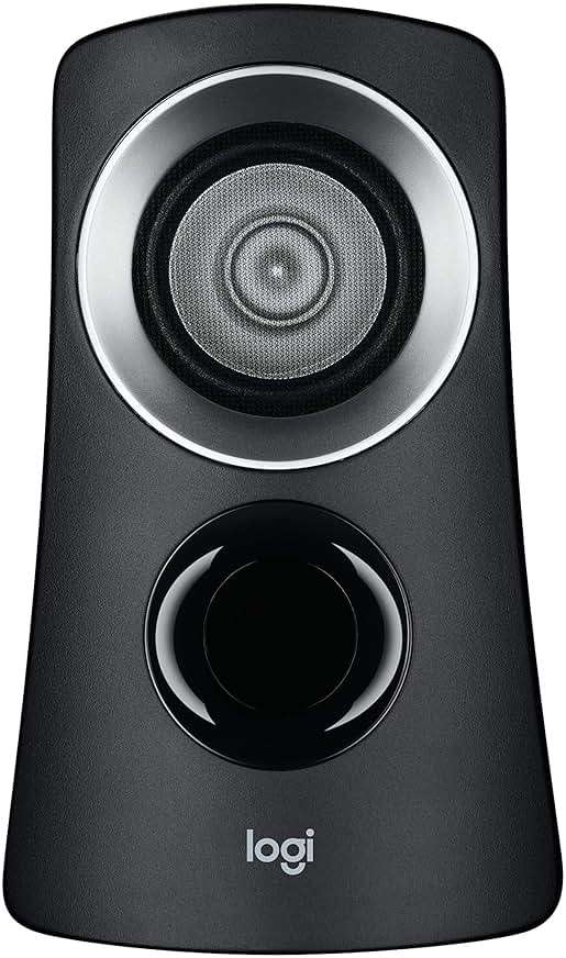 Logitech Z313 2.1 Multimedia Speaker System with Subwoofer, Full Range Audio, 50 Watts Peak Power, Strong Bass, 3.5mm Inputs, PC/PS4/Xbox/TV/Smartphone/Tablet/Music Player - Black - Image 4