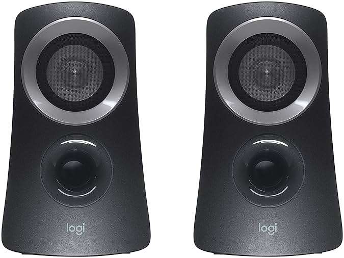 Logitech Z313 2.1 Multimedia Speaker System with Subwoofer, Full Range Audio, 50 Watts Peak Power, Strong Bass, 3.5mm Inputs, PC/PS4/Xbox/TV/Smartphone/Tablet/Music Player - Black - Image 6