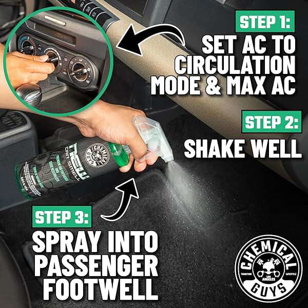 Chemical Guys New Car Smell Air Freshener and Premium Odor Eliminator Refreshes & Neutralizes Odors, Great Car Fresheners for Trucks, SUVs, RVs, and More - 16 oz - Image 3