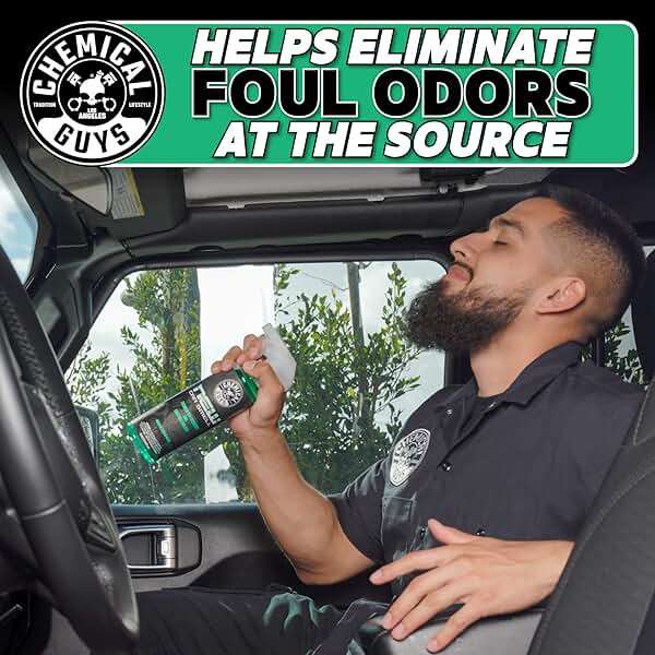 Chemical Guys New Car Smell Air Freshener and Premium Odor Eliminator Refreshes & Neutralizes Odors, Great Car Fresheners for Trucks, SUVs, RVs, and More - 16 oz - Image 5