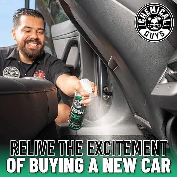 Chemical Guys New Car Smell Air Freshener and Premium Odor Eliminator Refreshes & Neutralizes Odors, Great Car Fresheners for Trucks, SUVs, RVs, and More - 16 oz - Image 6