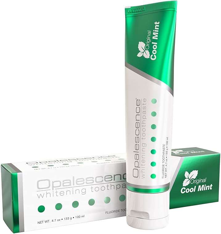 OpalescenceTeeth Whitening Toothpaste - Pack of 1 - Fluoride Oral Care - 4.7 Oz - Cool Mint - TP-5166-1 - Image 1