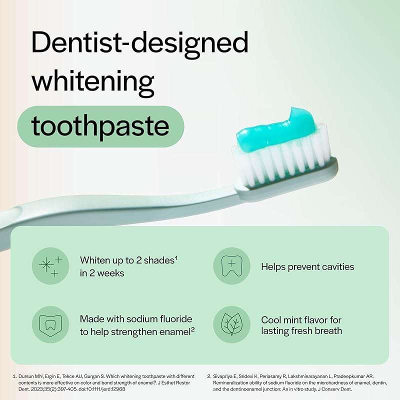 OpalescenceTeeth Whitening Toothpaste - Pack of 1 - Fluoride Oral Care - 4.7 Oz - Cool Mint - TP-5166-1 - Image 2