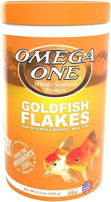 Omega One Goldfish Flakes, 5.3 oz. - Image 2