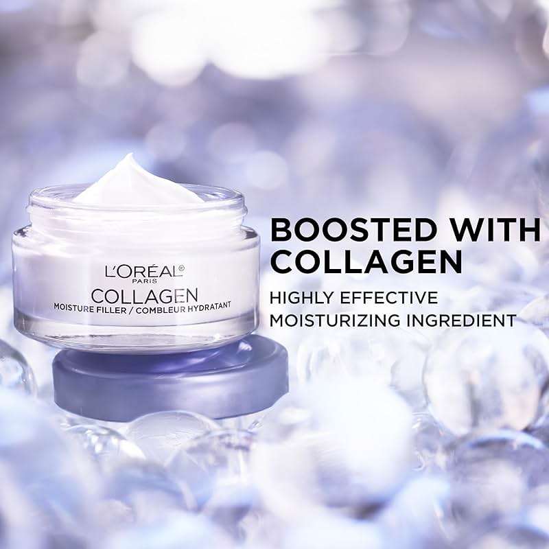 L’Oreal Paris Collagen Daily Face Moisturizer, Anti Aging Face Cream to Reduce Wrinkles and Provide Intense Hydration, 1.7 oz - Image 5