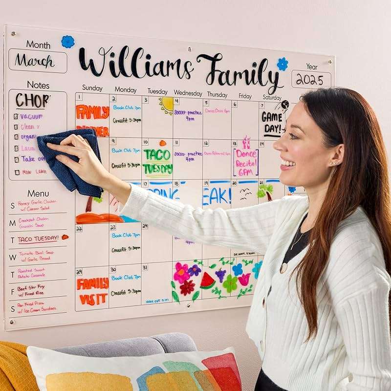 EXPO Dry Erase Whiteboard Cleaning Spray, 22oz - Calendar, Organization, Essential Supplies for Office, School, Classroom, Teachers - Image 4