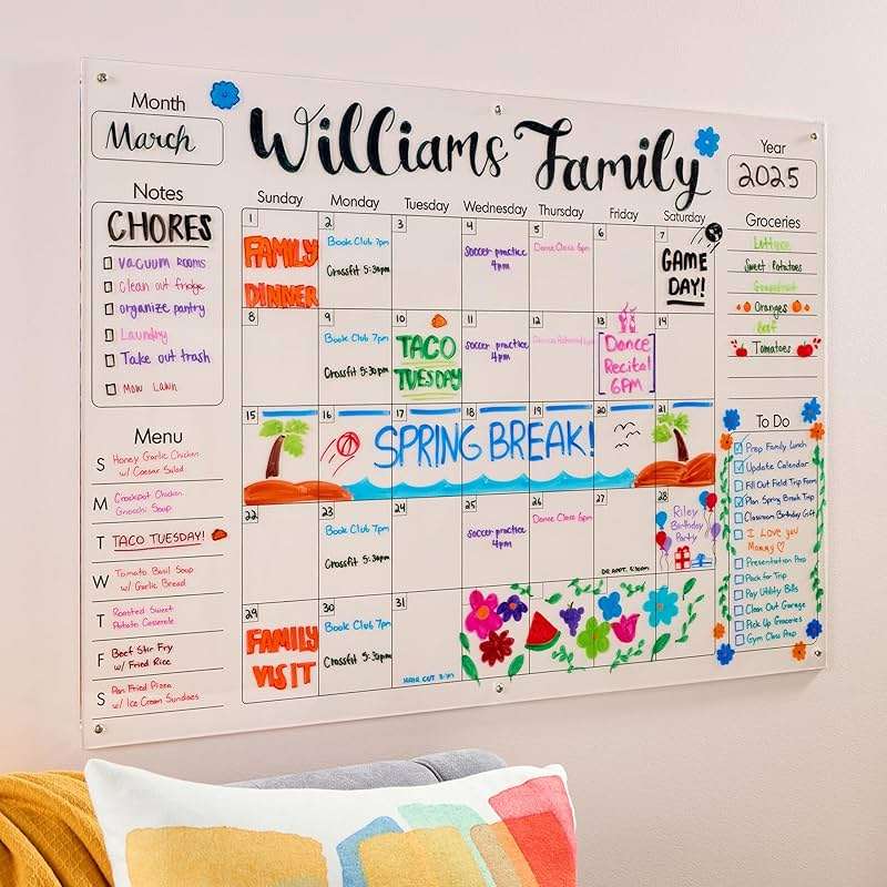 EXPO Dry Erase Whiteboard Cleaning Spray, 22oz - Calendar, Organization, Essential Supplies for Office, School, Classroom, Teachers - Image 5