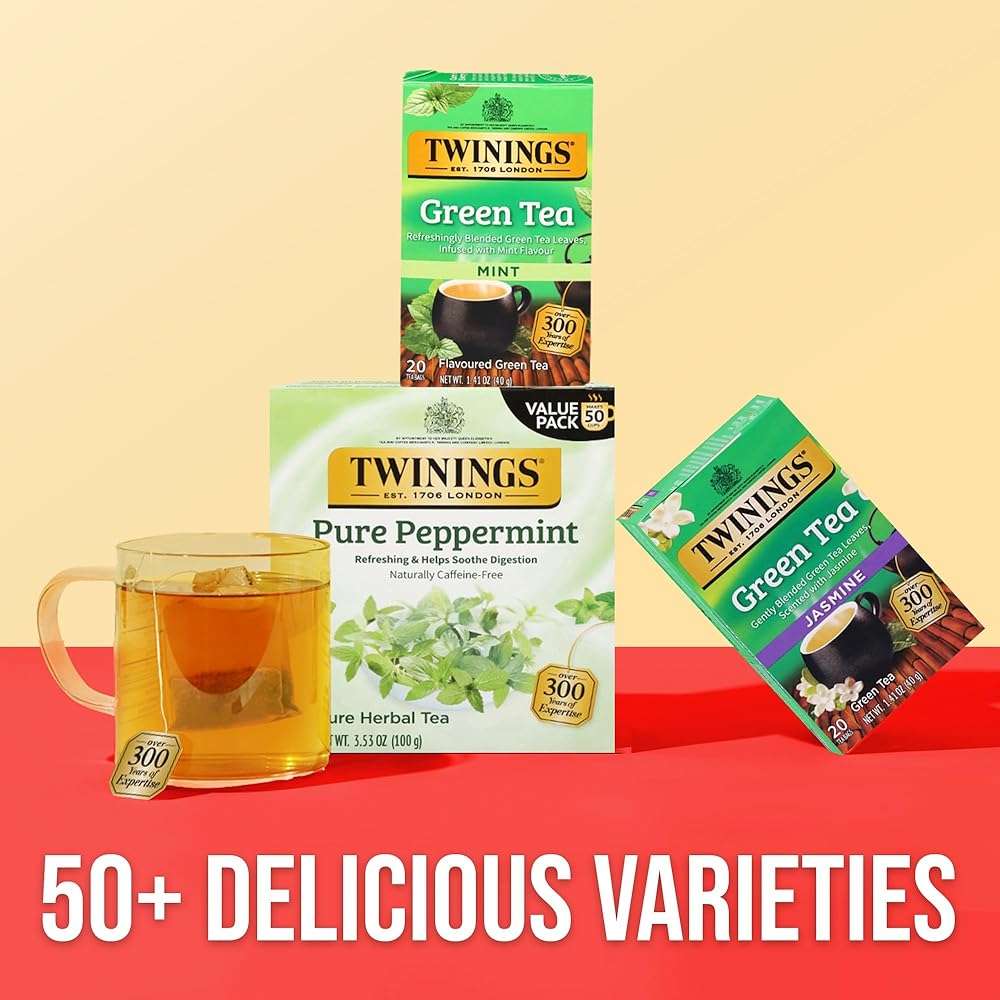 TWININGS TEA, TEA,GREEN,MINT 20 BAG - Image 6