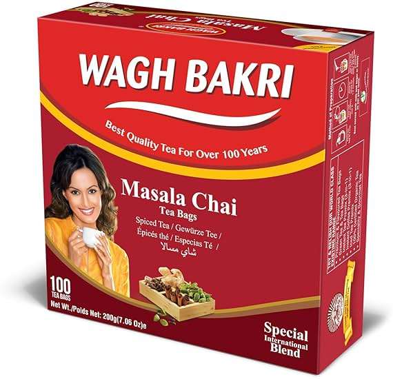 Wagh Bakri Chai Tea Bags, 100 Tea bags of Special International Blend, 200 grams - Image 2
