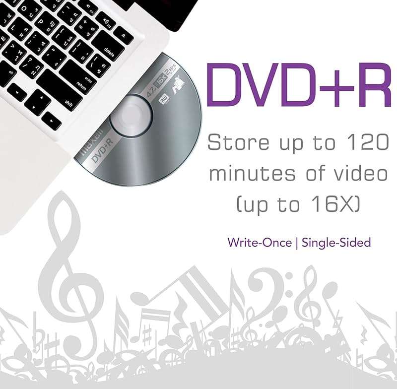 Maxell – 639031, Platinum DVD+R - High Capacity Write-Once Discs for Videos & Digital Storage - 4.7GB Storage with 16X Write Speed Up To 120 Min, Exceptional Archival Life – Pack 5 - Image 3