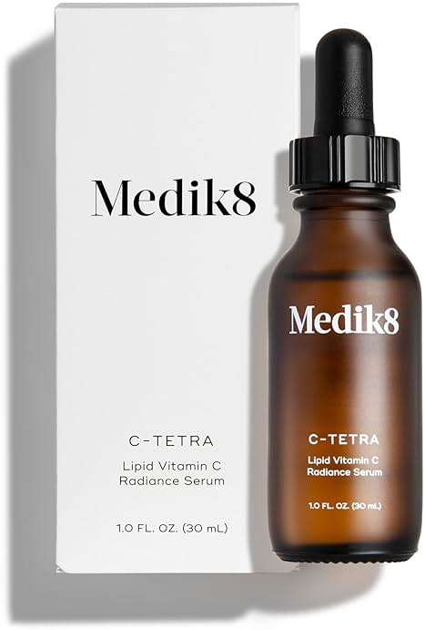 Medik8 C-Tetra Vitamin C Face Serum with Squalane Lightweight Daily Facial Serum Vegan 1.0 fl oz - Image 1