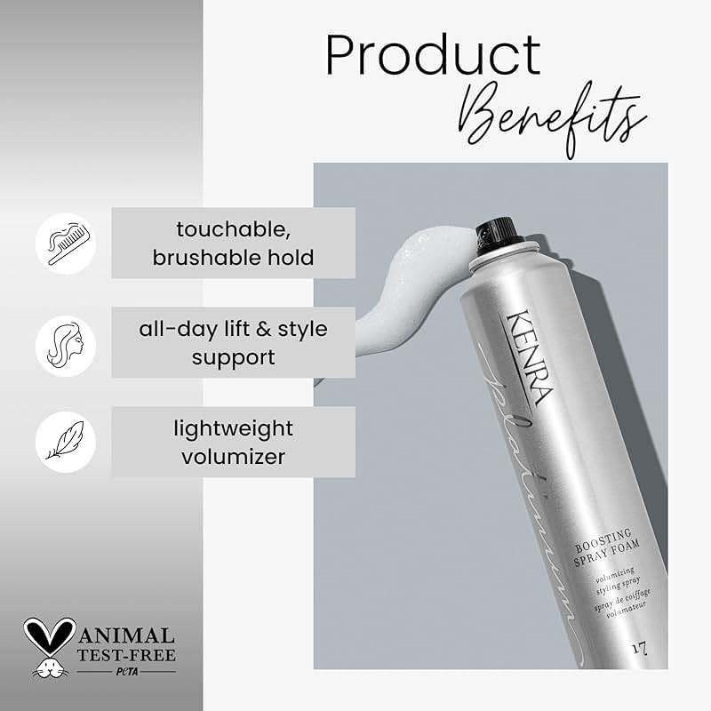 Kenra Platinum Boosting Spray-Foam 17 | Volumizing Styling Spray - Image 2