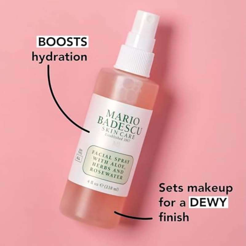 Mario Badescu Facial Spray with Aloe, Herbs and Rose Water for All Skin Types, Face Mist that Hydrates, Rejuvenates & Clarifies - Image 3