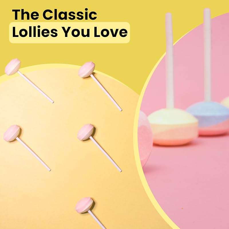 Smarties Lollies - Gluten Free, Peanut Free, Fat Free Assorted Fruity Flavors Lollipops - Low Calorie Perfect for Birthdays, Parties - Made by US Candy Company Since 1949 - 34 oz 120 Count (Pack of 1) - Image 4
