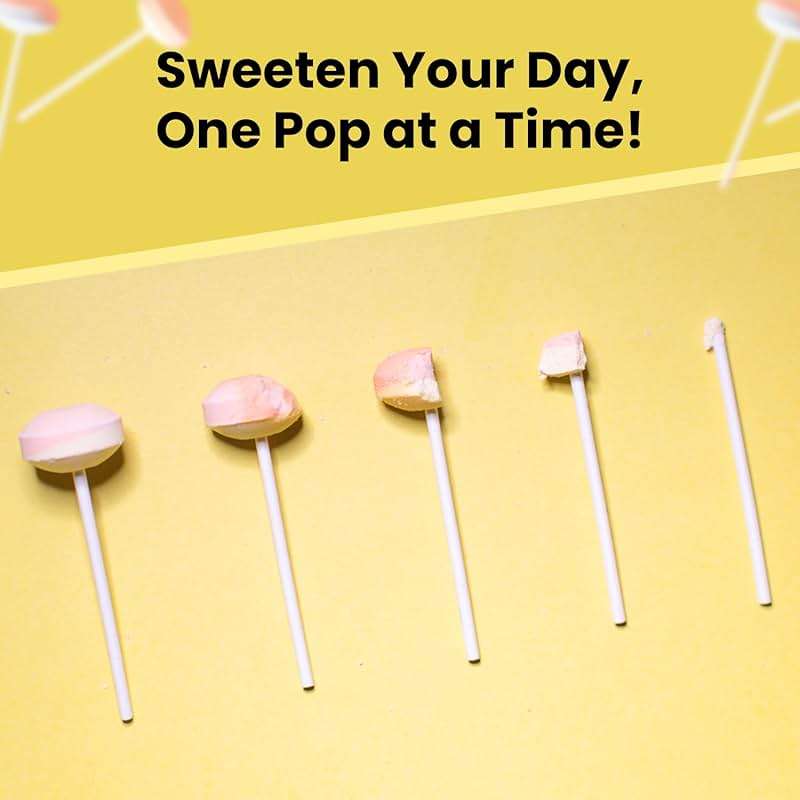 Smarties Lollies - Gluten Free, Peanut Free, Fat Free Assorted Fruity Flavors Lollipops - Low Calorie Perfect for Birthdays, Parties - Made by US Candy Company Since 1949 - 34 oz 120 Count (Pack of 1) - Image 6