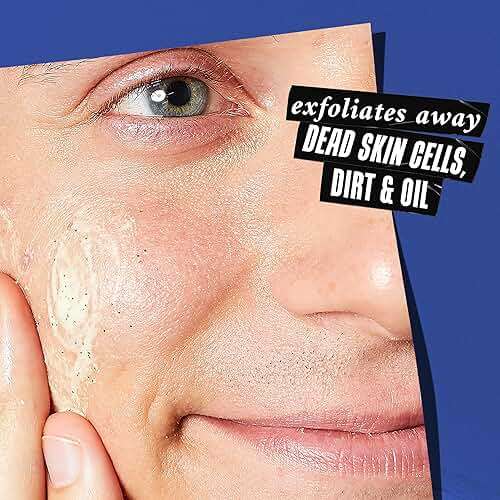 Kiehl's Facial Fuel Exfoliating Face Scrub, Facial Cleanser for Men, Smooths Skin & Removes Dead Skin, Dirt & Oil, Helps Soften Tough Facial Hair, with Caffeine, Menthol, Vitamin E & Citrus Extracts - Image 3
