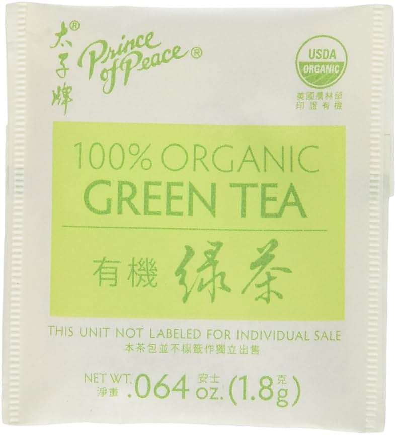 Prince of Peace Organic Green Tea 100 Tea Bags - 2 pack - Image 5